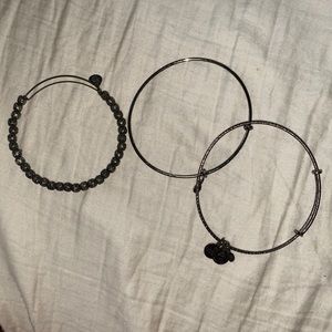 Set of 3 Alex and Ani bracelets